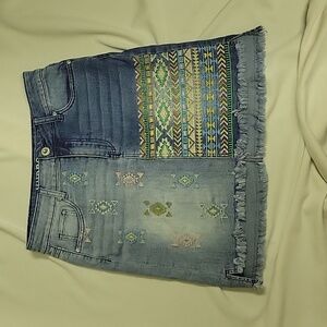 Denim Mini Skirt